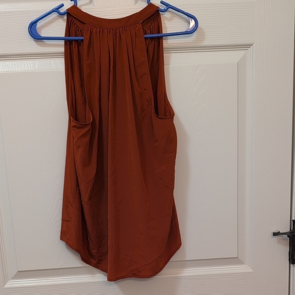 Women's Sleeveless Top in Rust - Picture 4 of 4